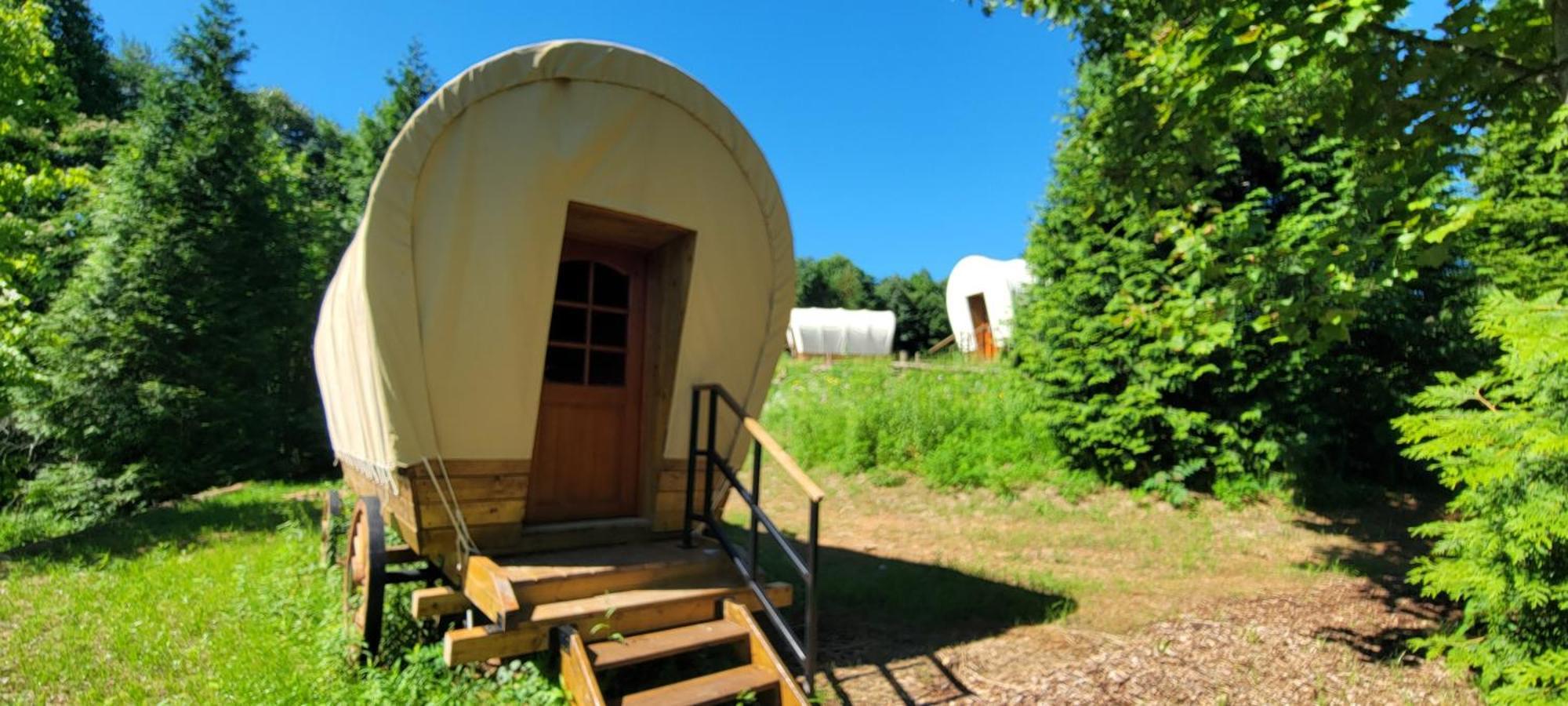 Covered Wagons Hill Camp - Wagon 4 Lenoir Exterior photo